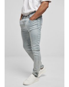 Farmernadrág // Urban classics Slim Fit Zip Jeans lighter washed