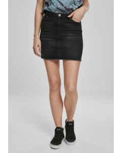 Női szoknya // Urban classics Ladies Denim Skirt real black washed