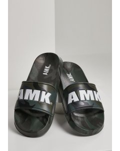 Papucs // AMK Soldier Slides dark green camo