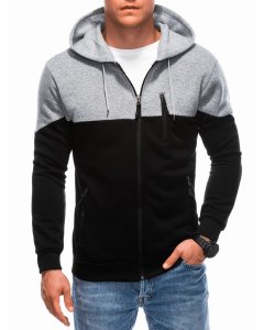 Men's zip-up sweatshirt B1612 - black