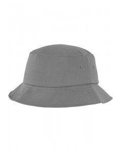 Kalap // Flexfit Flexfit Cotton Twill Bucket Hat grey