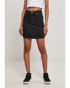 Női szoknya // Urban Classics Ladies Organic Stretch Denim Mini Skirt black washed