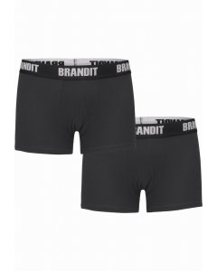 Ökölvívók // Brandit Boxershorts Logo er Pack black black