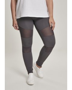 Macskanadrág // Urban classics Ladies Tech Mesh Leggings dark grey