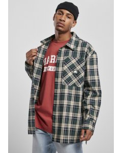 Férfi ing // South Pole Check Flannel Shirt green