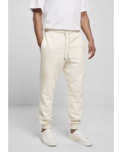 Férfi melegítő nadrág // Urban classics Basic Sweatpants whitesand