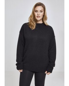 Női szvetter  // Urban Classics Ladies Oversize Turtleneck Sweater black