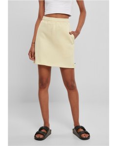 Női szoknya // Urban Classics Ladies Organic Terry Mini Skirt softyellow