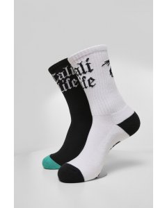 Zoknik // Cayler & Sons Cali Life Socks 2-Pack black/white