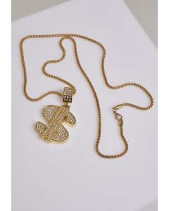 Urban Classics / Dollar Necklace gold