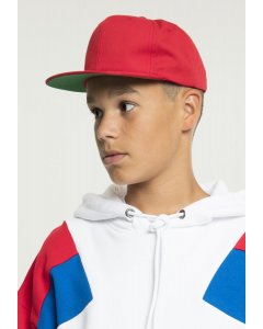 Baseball sapka // Flexfit Pro-Style Twill Snapback Youth Cap red