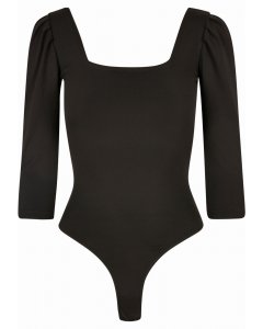 Női body // Urban classics Ladies Recycled 3/4 Sleeve Body black