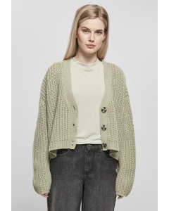 Női  pulóver kardigán // Urban Classics Ladies Oversized Cardigan softsalvia