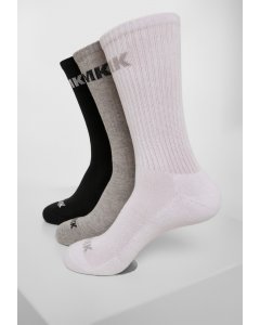 Zoknik // Mister tee AMK Socks 3-Pack black/grey/white