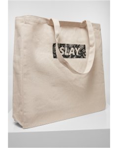 Mister Tee / SLAY Oversize Canvas Tote Bag offwhite