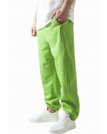 Férfi melegítő  // Urban Classics Sweatpants limegreen