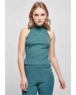 Női top // Urban Classics / Ladies Short Rib Knit Turtleneck Top jasper