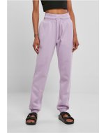 Női melegítő nadrág // Urban Classics Ladies Organic High Waist Sweat Pants lilac