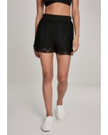 Rövidnadrág // Urban classics Ladies Laces Shorts black