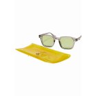 Napszemüveg // Urban Classics / Sunglasses Maui With Case grey/yellow