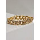 Urban Classics / Big Bracelet With Stones gold