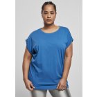 Női póló rövid ujjú  // Urban classics Ladies Extended Shoulder Tee sporty blue