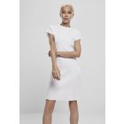 Női ruha // Urban classics Ladies Rib Tee Dress white