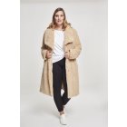 Női kabát // Urban Classics Ladies Soft Sherpa Coat darksand