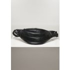 Urban Classics / Puffer Imitation Leather Shoulder Bag black