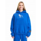 Női pulóver  // Amstaff Woman Basic Oversize Hoodie - blau