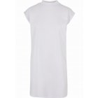 Női ruha // Urban Classics / Ladies Turtle Extended Shoulder Dress white