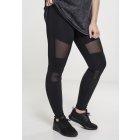 Macskanadrág // Urban classics Ladies Tech Mesh Leggings black