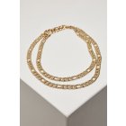 Urban Classics / Figaro Layering Necklace gold