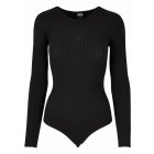 Urban Classics / Ladies Rib Knit Longsleeve Body black