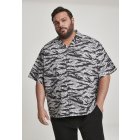 Férfi ing // Urban classics Pattern Resort Shirt stone camo
