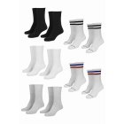 Zoknik // Urban classics Sporty Socks 10-Pack blk/wht/gry+wht/nvy/rd+wht/blk
