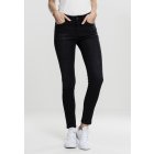 Urban Classics / Ladies Skinny Denim Pants black washed