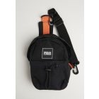 Urban Classics / Small Crossbody Bag black/orange