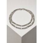 Urban Classics / Figaro Layering Necklace silver