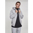 Férfi pulóver cipzár  // Urban Classics Zip Hoody grey