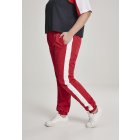 Női melegítő  // Urban classics Ladies Striped Crinkle Pants red/wht