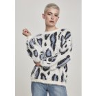Női pulóver  // Urban Classics Ladies Leo Sweater abstract leo