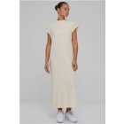 Urban Classics / Ladies Long Extended Shoulder Dress whitesand