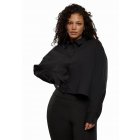 Urban Classics / Ladies Cropped Oversized Blouse black