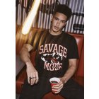 Férfi póló rövid ujjú // Mister Tee Savage Mode Tee black