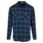 Férfi ing // Urban classics Checked Flanell Shirt blue/black