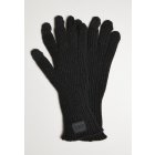 Urban Classics / Knitted Wool Mix Smart Gloves black