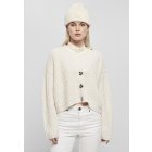 Női  pulóver kardigán // Urban Classics Ladies Oversized Cardigan whitesand
