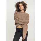 Női szvetter  // Urban Classics Ladies Wide Oversize Sweater taupe