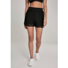 Rövidnadrág // Urban classics Ladies Laces Shorts black